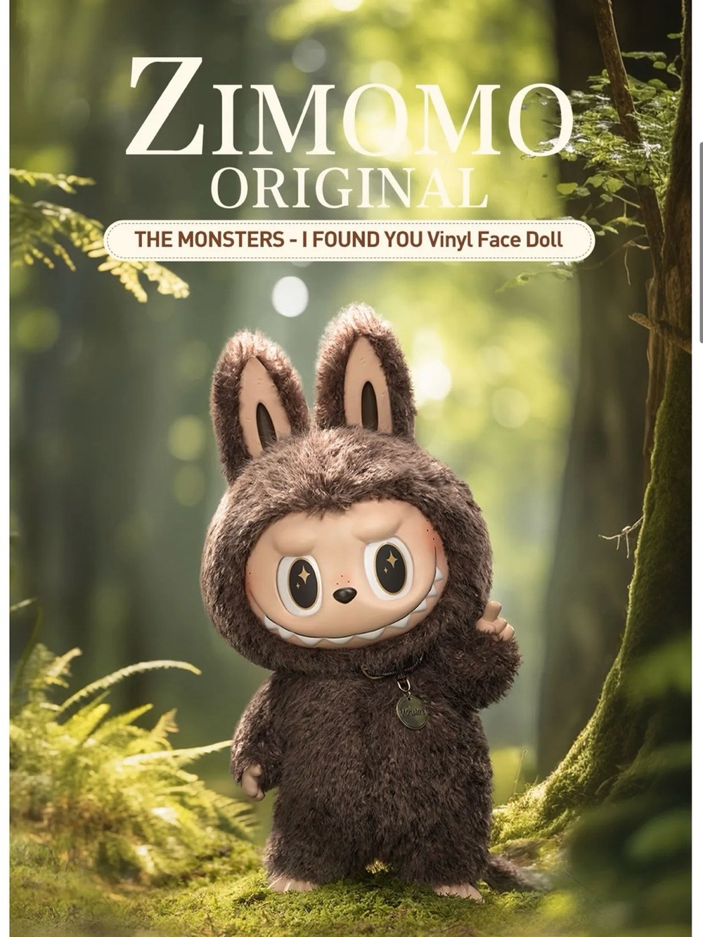 THE MONSTERS - I FOUND YOU Vinyl Face Doll - Original Zimomo